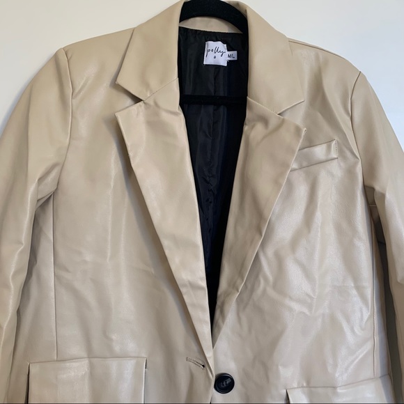 Princess Polly leather blazer - Picture 3 of 5
